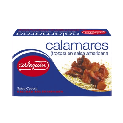 Kalmarai amerikietiškame padaže 120 g.
