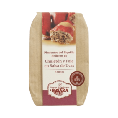 Antrekotu ir žąsų kepenėlių paštetu įdarytos paprikos 250 g