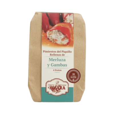 Jūros lydeka ir krevetėmis įdarytos paprikos 250 g