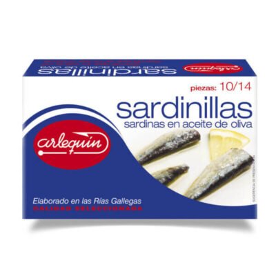 Sardinės alyvuogių aliejuje, 10/14 vnt., 125 g