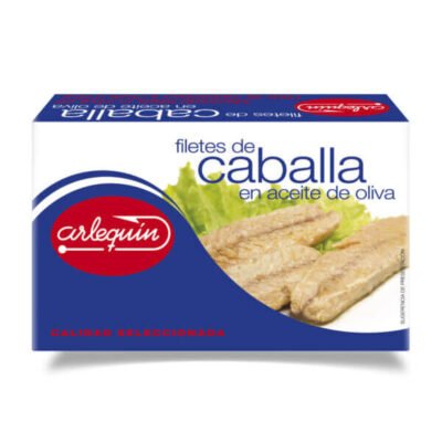 Skumbrės filė alyvuogių aliejuje, 125 g.