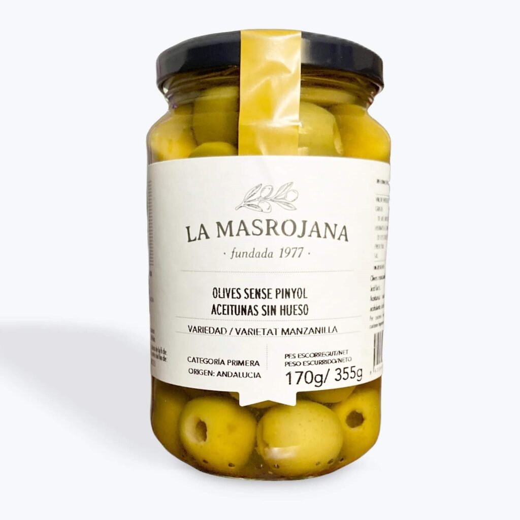 Alyvuogės Manzanilla be kauliukų 170g