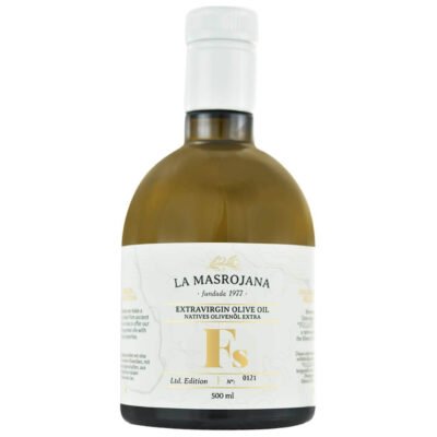 Ypsč tyras alyvuogiu aliejus la_masrojana_olivenoel_fulla_de_salze_virgen_extra_flasche